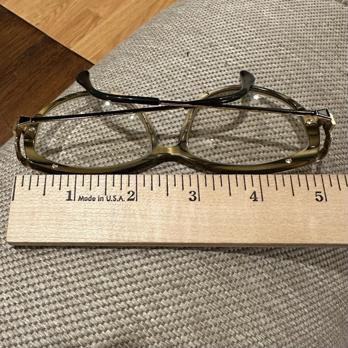 Vintage 70s 80s Rare YVES SAINT LAURENT YSL Gold