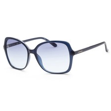 Calvin Klein Women's Fashion CK19561S-410 57mm Milky Navy Sunglasses