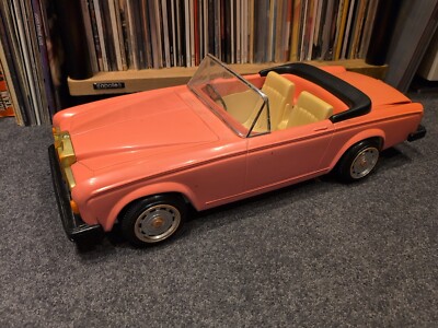 Vintage 1980er Barbie rosa Rolls Royce Classic Cabrio Auto Zima 20''