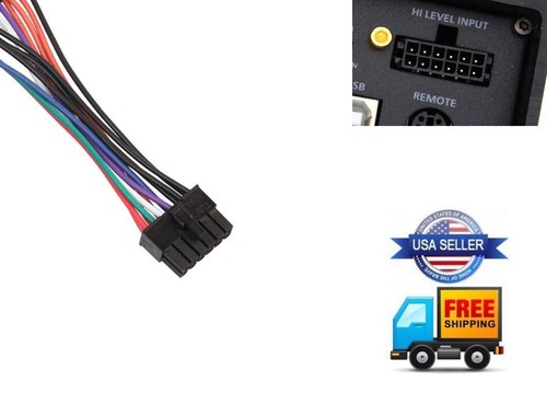 12-Pin Speaker High Level Input Output 