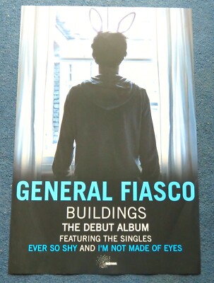 GENERAL FIASCO BUILDINGS ORIGINAL PROMO POSTER FOR THE 2010 ALBUM.