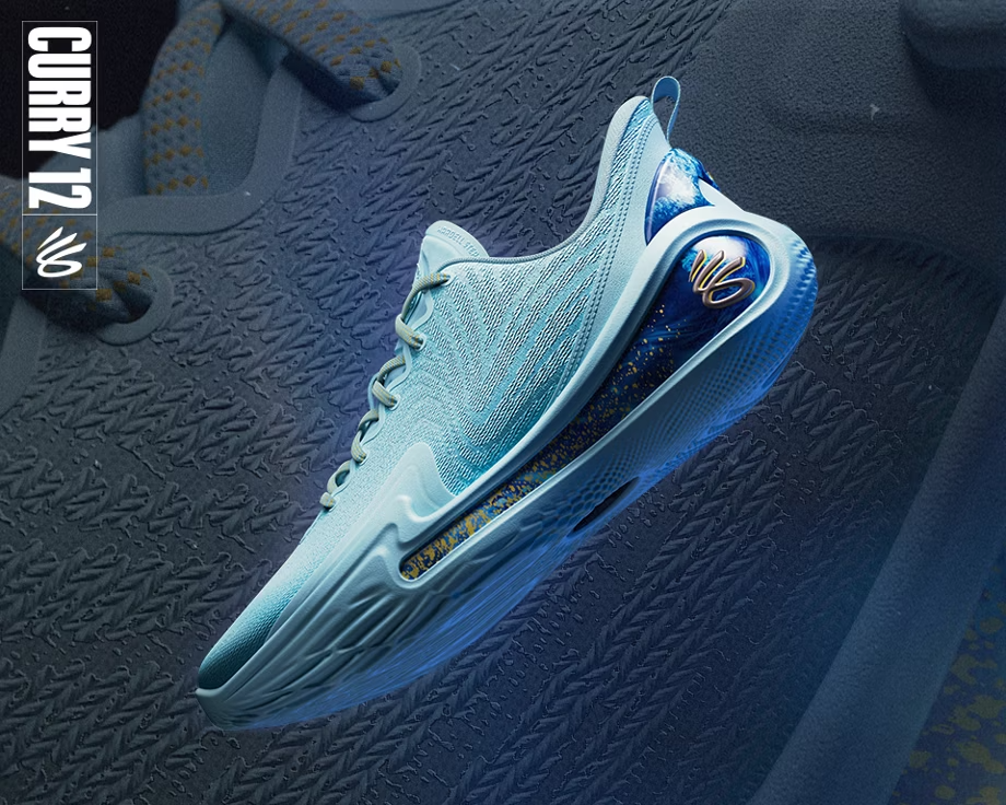 Under Armour Curry 12 Pisces Basketball Shoes for Men Sizes 7-15 Style 3028496-494