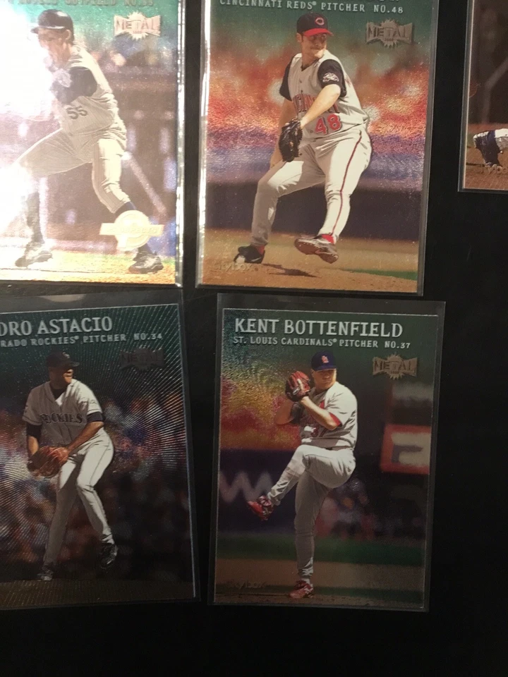 2000 Fleer Металлический Изумруд Лот (10) Шеффилд, Посада, Том, Больше! См. фото - Изображение 4 из 4