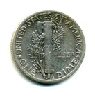 1941 P Mercury Head Dime 90% .900 Silver US 10 Cent U.S American 10c Coin #7915 — photo 2