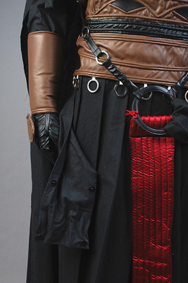 Star Wars Uniform Sith Dark Lord Darth Revan Cosplay Costume Completed Outfit image 8