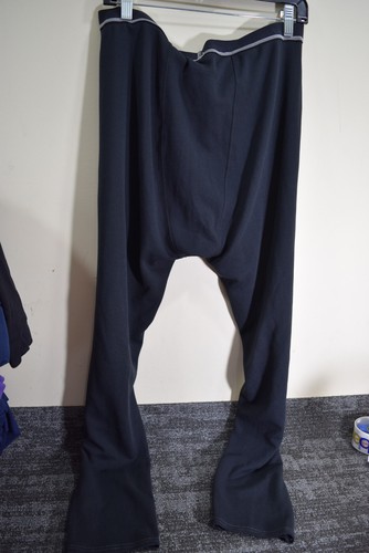 LL Bean MENS XL Reg Midweight Winter Ski base layer leggings Black 38x33 - Picture 4 of 7