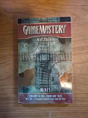 Paizo: Pathfinder or Any RPG - GAMEMASTERY MAP PACK: MINES sealed