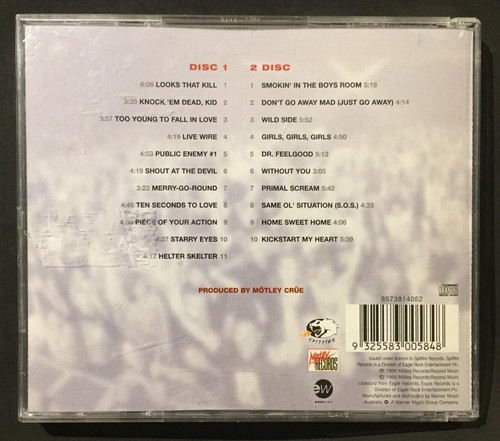 MOTLEY CRUE - LIVE: ENTERTAINMENT OR DEATH CD (2 DISCS) EXCELLENT CONDITION - Picture 2 of 2
