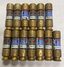 Cooper Bussmann,FRN-R-2,Fusetron Fuse Lot Of 13 NOS