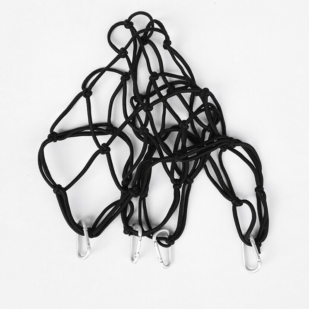 Kayak Deck Cargo Bungee Net w/ Pad Eyes and Snap Hooks Kayak