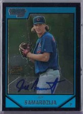 2007 Bowman Chrome Autograph Jeff Samardzija Chicago Cubs #BC227