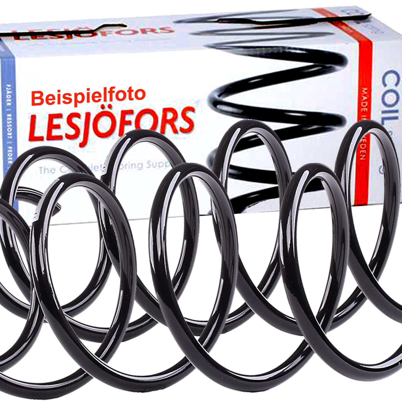 2X LesjÖFors 4204235 Fahrwerksfeder Hinten FüR A6 C4 1.8-2.8 Audi-image