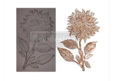 Redesign With Prima Sweet Dahlia Decor Mould, Large Flower, Silicone Mold, Epoxy