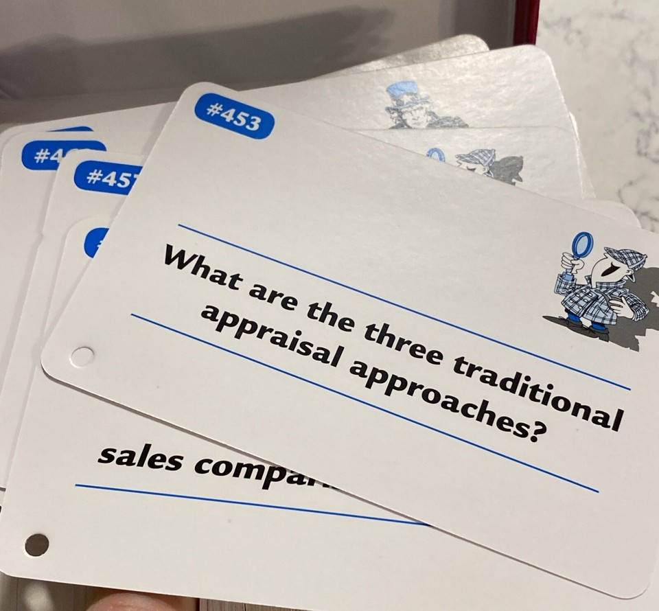 Barron’s Real Estate Exam Flash Cards Test Prep Second Ed. Complete