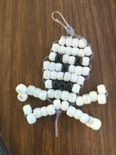 Skeleton Bead Buddy Keychain