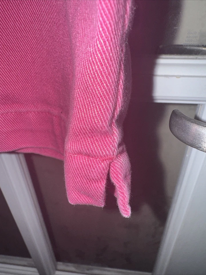 Susan Bristol Womens Pink Solid Denim Jean Pants Y2K 18W - Image 4 of 4