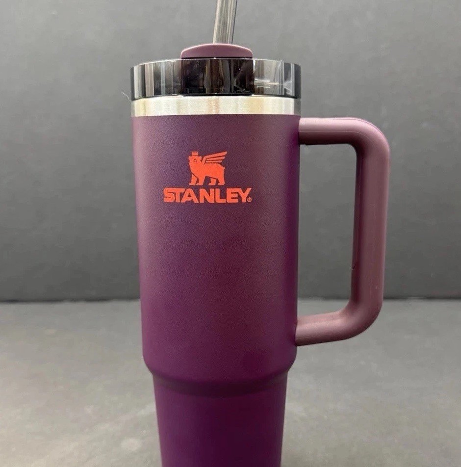 Stanley Flowstate Quencher H2O Double Vacuum Insulate Tumbler 30 oz Plum Purple