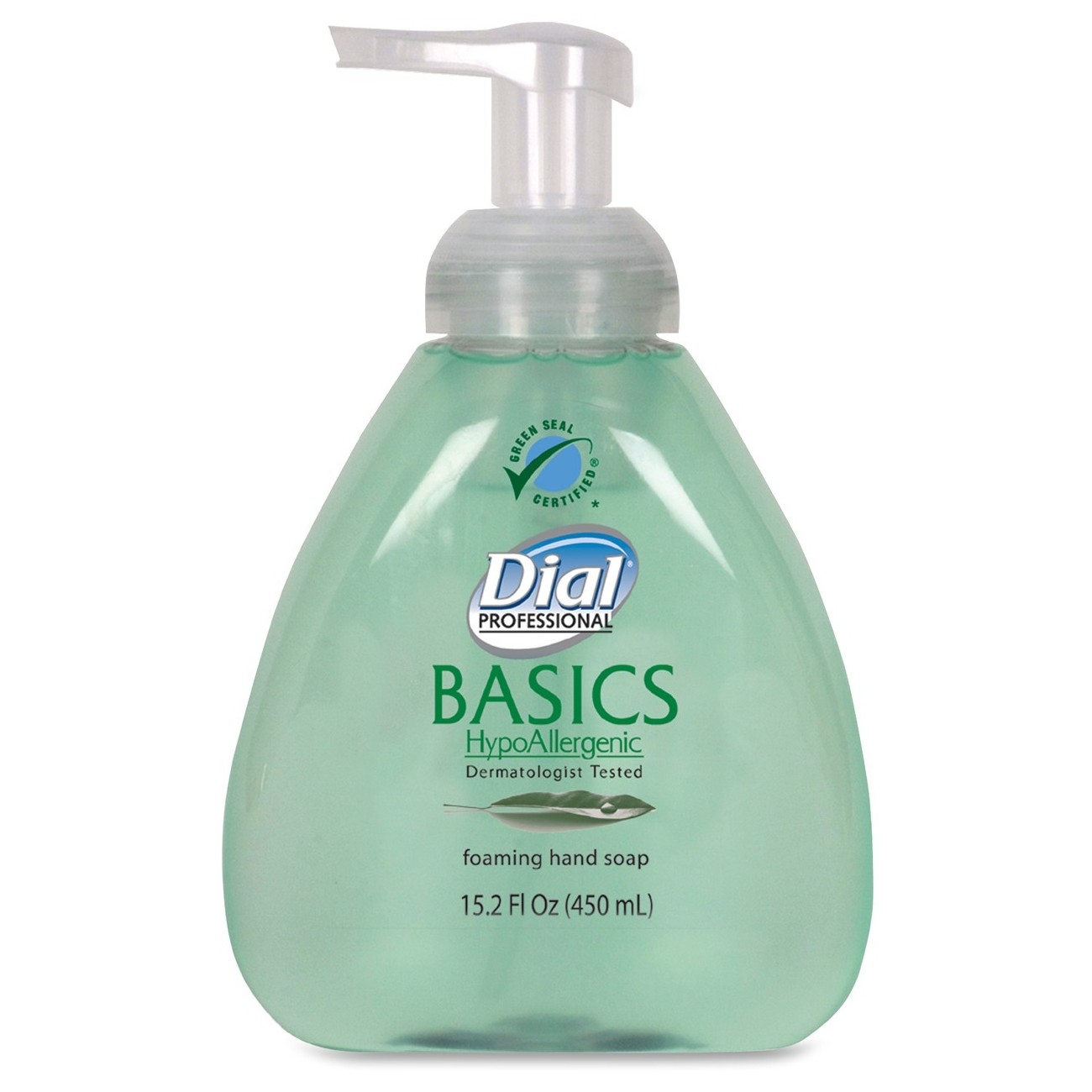 Пенящееся мыло Dial Basics с Алоэ - Свежий аромат - 15,20 унций - Флакон с помпой