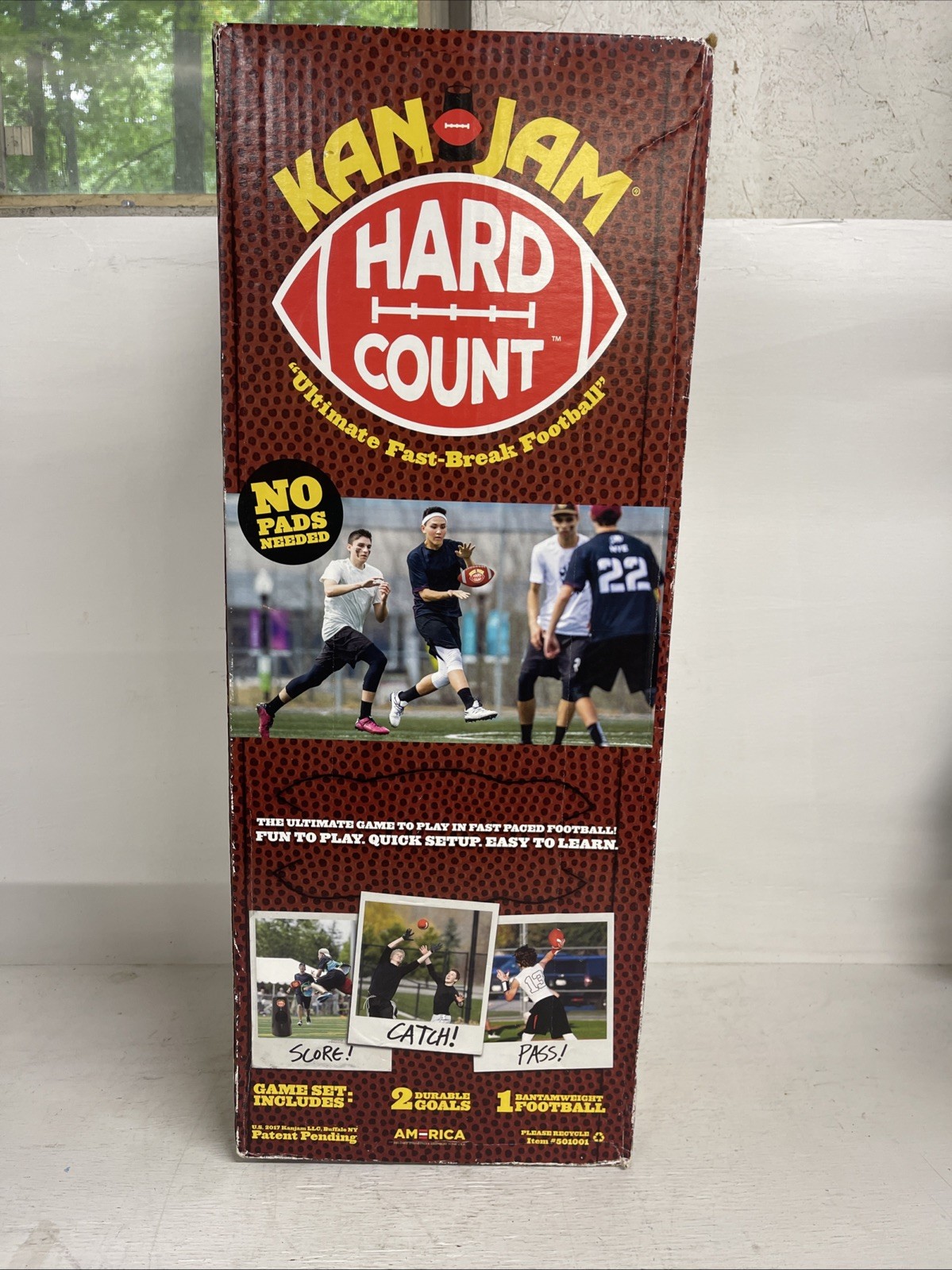 Kan Jam Hard Count Football Game With 2 Goals (Brand New)