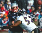 Ray Lewis Autographed Baltimore Ravens 8x10 Photo with COA/Matching Hologram