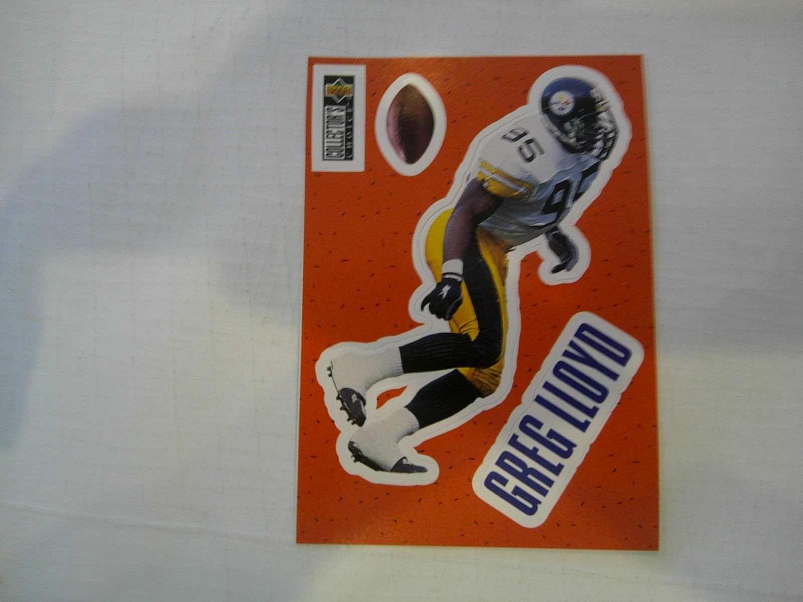 1996 Collector's Choice #S13 Greg Lloyd Play Action Stick-Ums