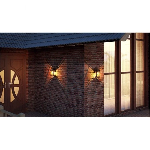 Booker 15 Inch Outdoor Wall Lantern Transitional Aluminum-Mystic Black Finish - Picture 2 of 7