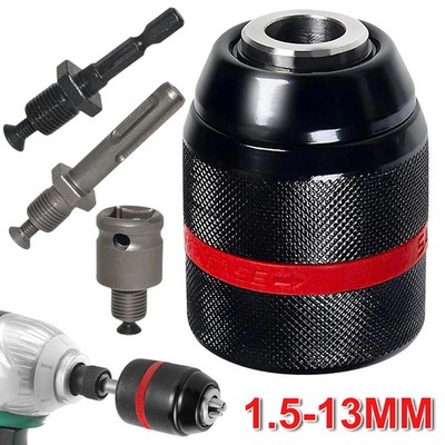 Profi SDS-Plus Schnellspann Bohrfutter mit Adapter für Bohrmaschine Ø1.5-13mm~