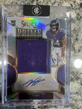 2022 Panini Select - Prime Selections Signatures Kyle Hamilton Silver Prizm /99