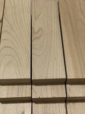 Set 16pc Cherry Wood board  1”x3”x10”-12”Cherry Solid wood Cutting Boards S2