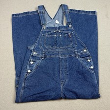 Vtg 90s Y2K Jordache Bib Overalls Sz M 7-9 Denim Work Wear Carpenter Pockets