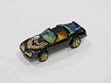 HOTWHEELS HOTBIRD TRANS AM BLACK W/GOLD BANDIT STYLE VERY NICE PONTIAC TA