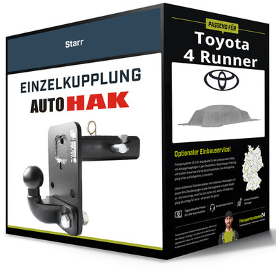 Starre Anhängerkupplung für TOYOTA 4 Runner 08.2002-12.2009 Typ N21 Auto Hak ABE
