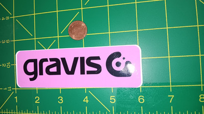 GRAVIS STICKER DECAL OLD STOCK ORIGINAL DECAL