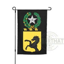 112th Cavalry Regiment 12x18 Inch Garden Flag Double Sided Outdoor Banner