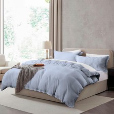 Hearth Harbor King Duvet Cover Set - 3 Piece Soft Prewashed Bedding Set