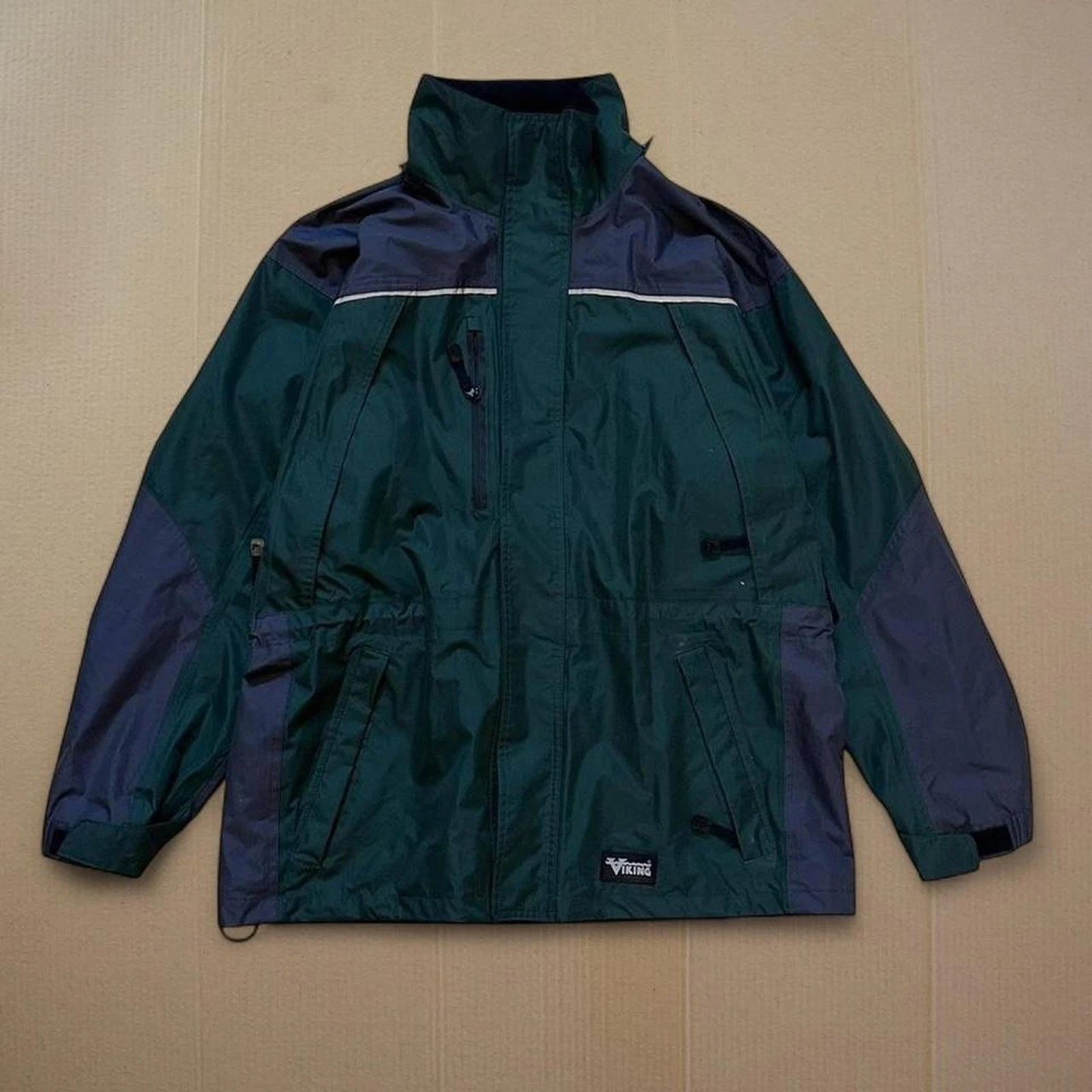 Viking Tempest II Coat Men Sz L Green Waterproof Rip Stop Anorak Jacket Hood
Opens in a new window o