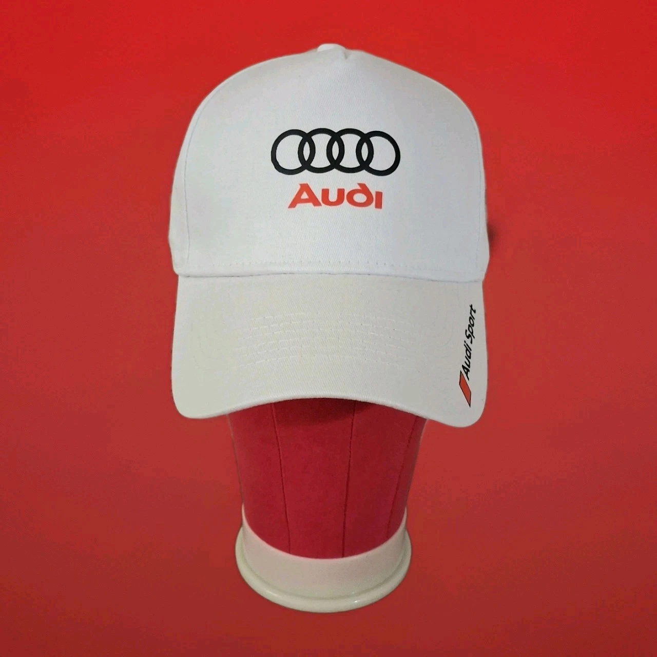 Audi White Adult Baseball Cap