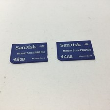 sandisk memory stick pro duo 8 GB  4 GB Memory Sticks.