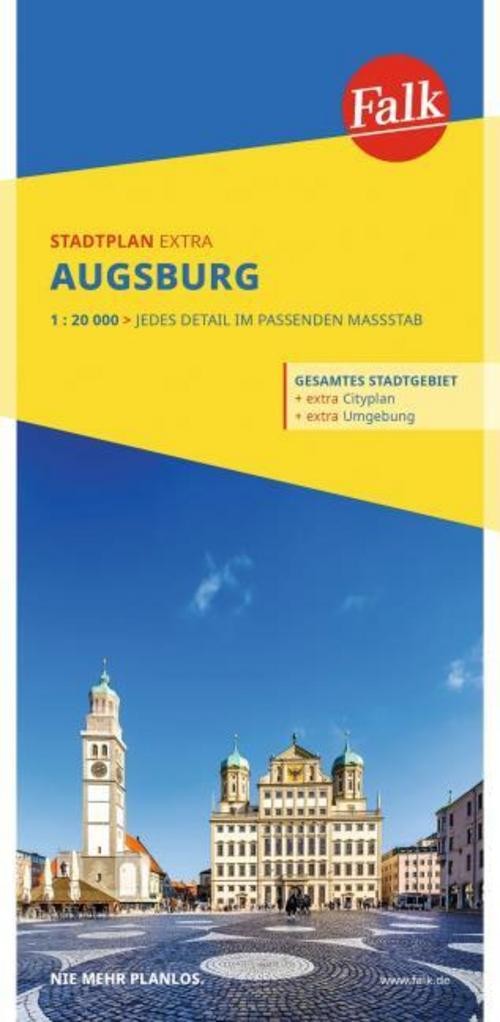 Mairdumont Falk Stadtplan Extra Augsburg 1:20.000 - Bild 2