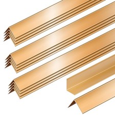 Therwen 30 Pcs Aluminum Alloy Metal Molding Corner Guards 48 x 1.2 x 1.2 Inch...