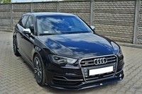 Maxton Design Frontlippe Passend FüR Audi S3 / A3 S-Line 8V Hatchback / Sportbac