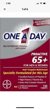 One A Day Multivitamin Multimineral Supplement 150 Count Proactive 65+  Each