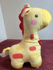 Fisher Price Giraffe Soothe and Glow Yellow Music Light Plush 9" Baby 2013 Works