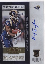 2013 Benny Cunningham Contenders Playoff Ticket  Auto  RC 21/99 #108 (A3093)