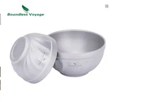 Boundless Voyage Ultralight Double-Walled Titanium Bowl (1pc)