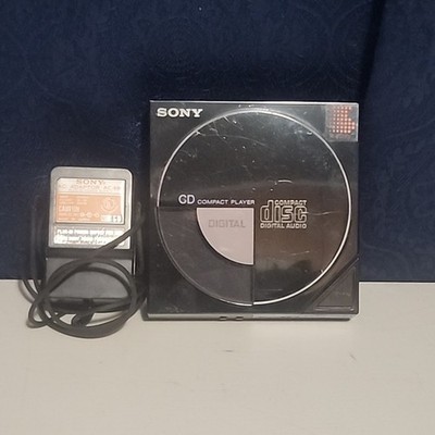 Vtg Sony Discman D-5 Black Portable CD Digital Audio Compact Player Tested Works