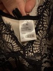 Vorcy Women’s Black Floral Lace Bodysuit One-Piece Wireless Sheer XL 1 Pack — photo 6