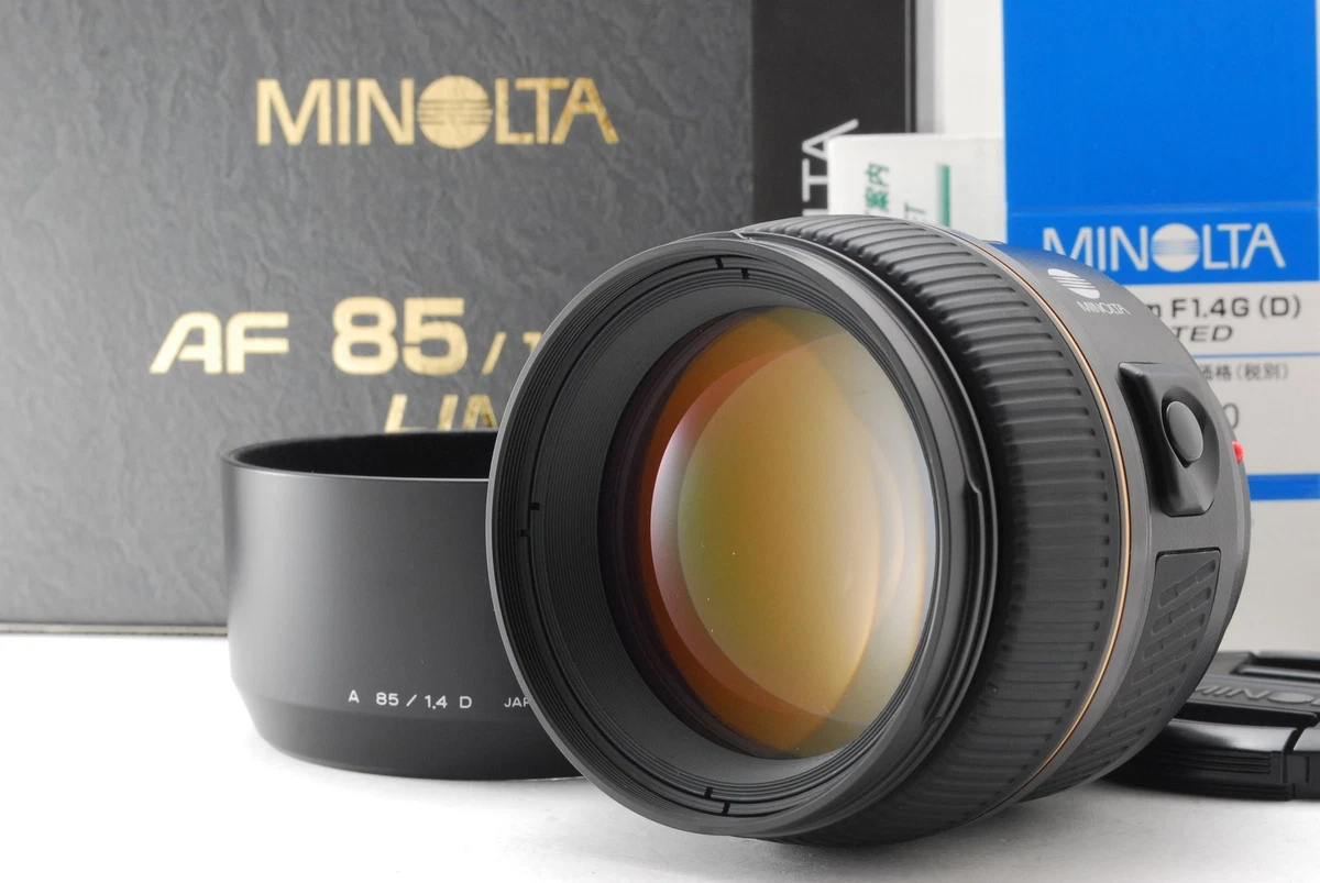 Minolta f/1.4 Lenses 85mm Focal for sale - eBay