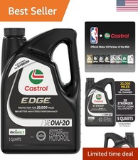 EDGE 0W-20 Full Synthetic Motor Oil - 5 Quarts for Superior Engine Protection 31.19 per gallon