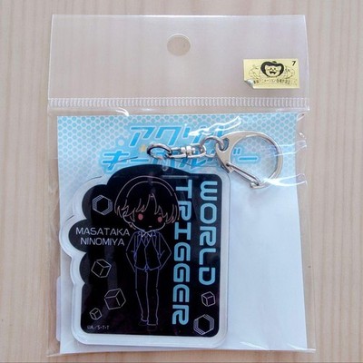 World Trigger Masataka Ninomiya Leuchtreklame Kunst Acryl Schlüsselanhänger